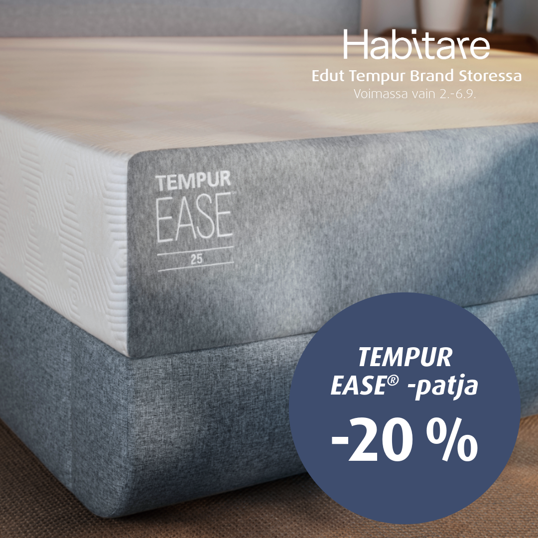 Tempur EASE -patja -20% Tempur Brand Store Lahti