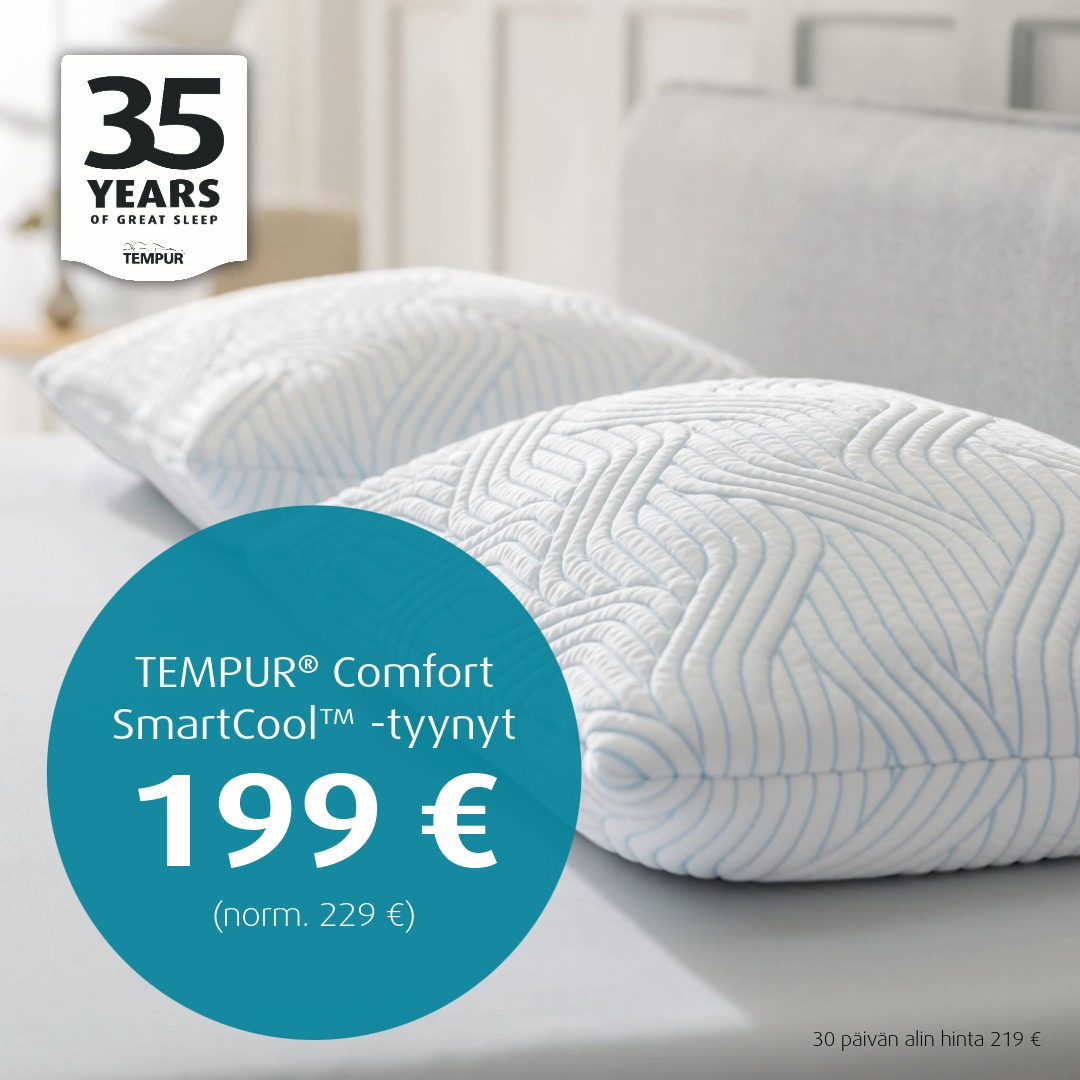 TEMPUR® Comfort SmartCool -tyynyt 199 € Tempur Brand Store Lahti