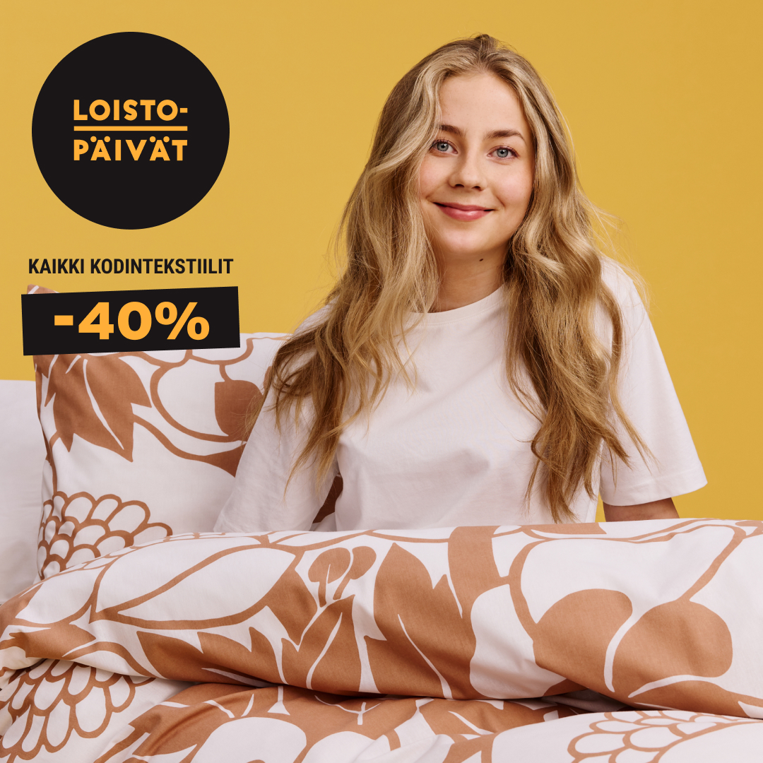 Loistopäivät: Kaikki kodintekstiilit -40% Finlayson popup
