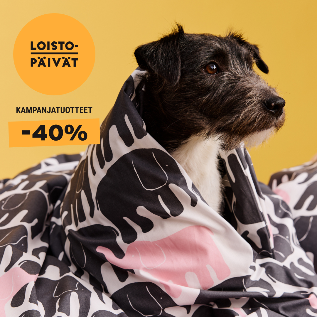 Elefantti-sarjan tuotteet -40% Finlayson popup