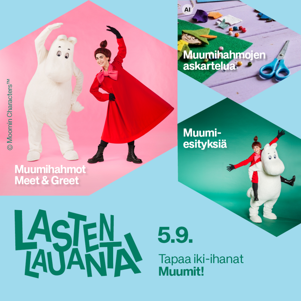 Muumi Lasten lauantai Triossa 5.9.