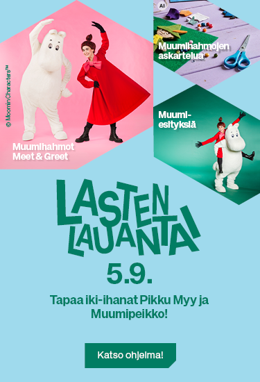 Muumit Triossa Lasten lauantaina 5.9.!