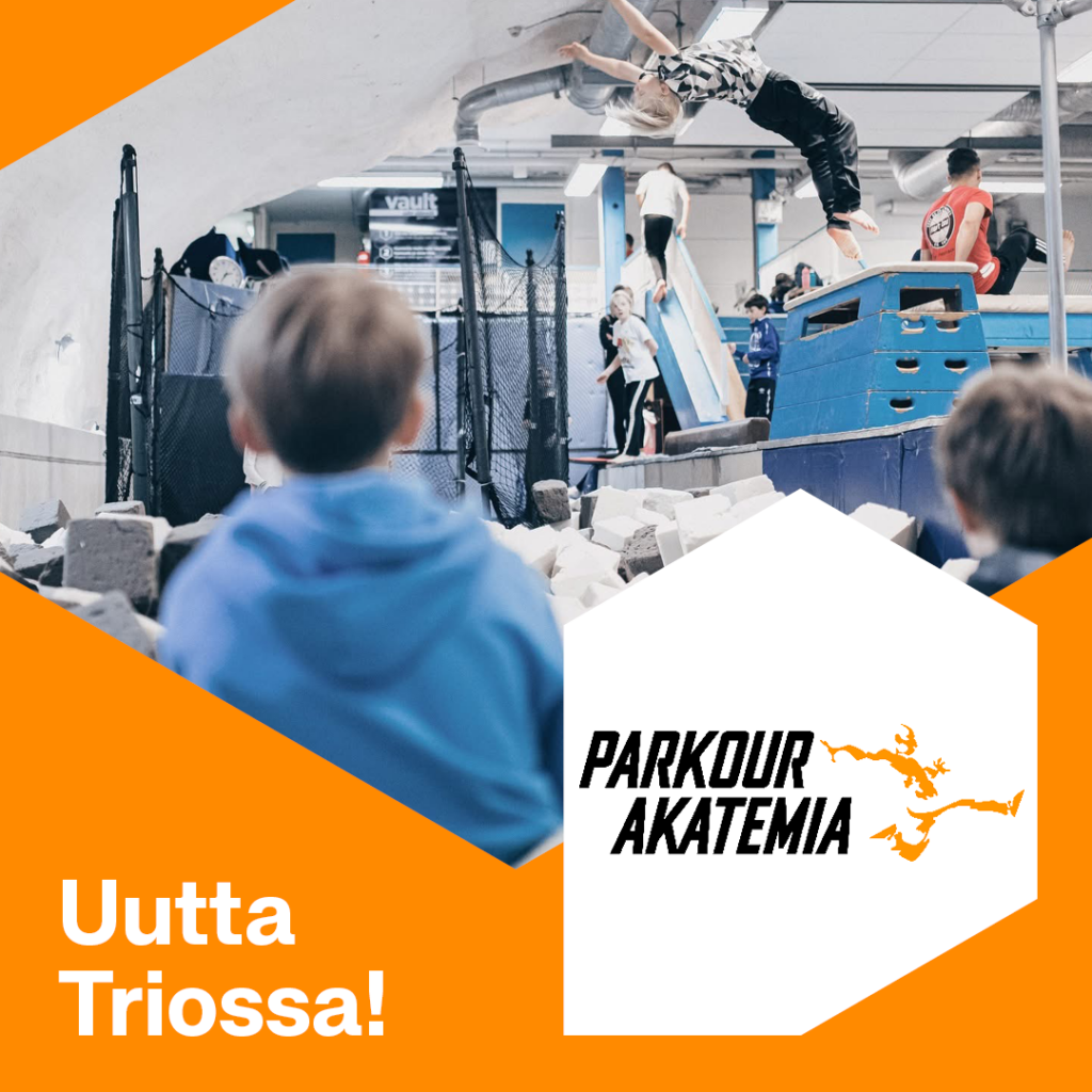 Parkour Akatemia avaa Trioon parkour- ja trampoliinipuiston 31.8.